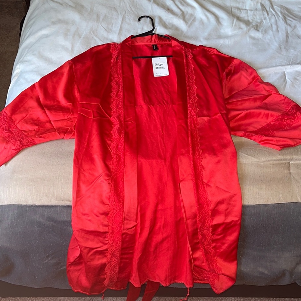 Red Silk Robe